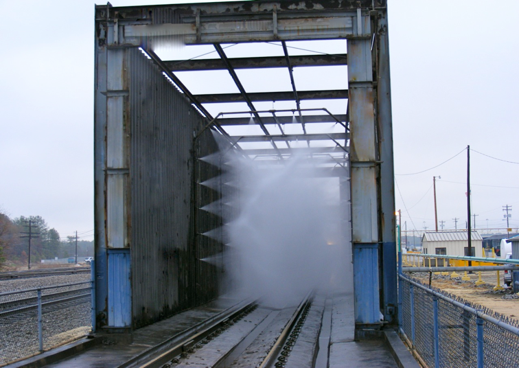 Locomotive Wash and Rinse Arches