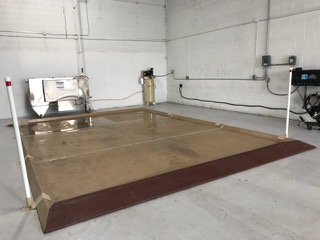 Wash Bay Containment Truck Pads