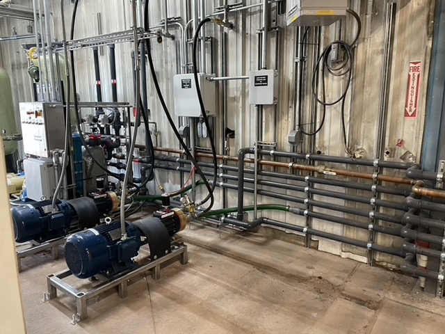 Demucking Pumps and Custom Piping System
