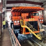 Power Washing Heavy Mining Trucks