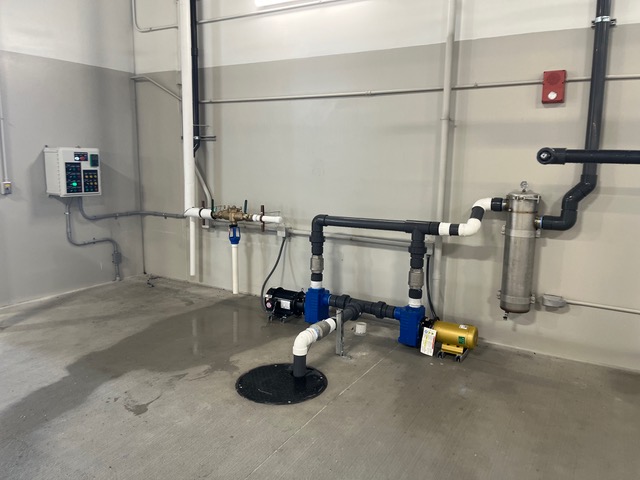Pumping and Control System for Water Intrusion System