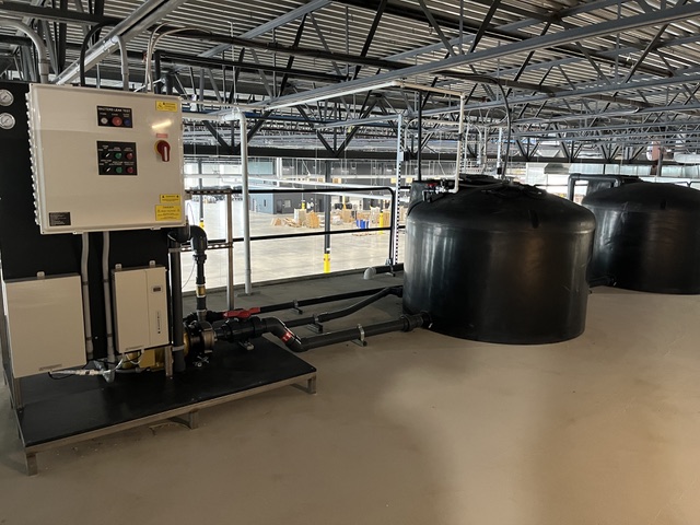 Control System and Water Management Tanks for Water Intrusion System